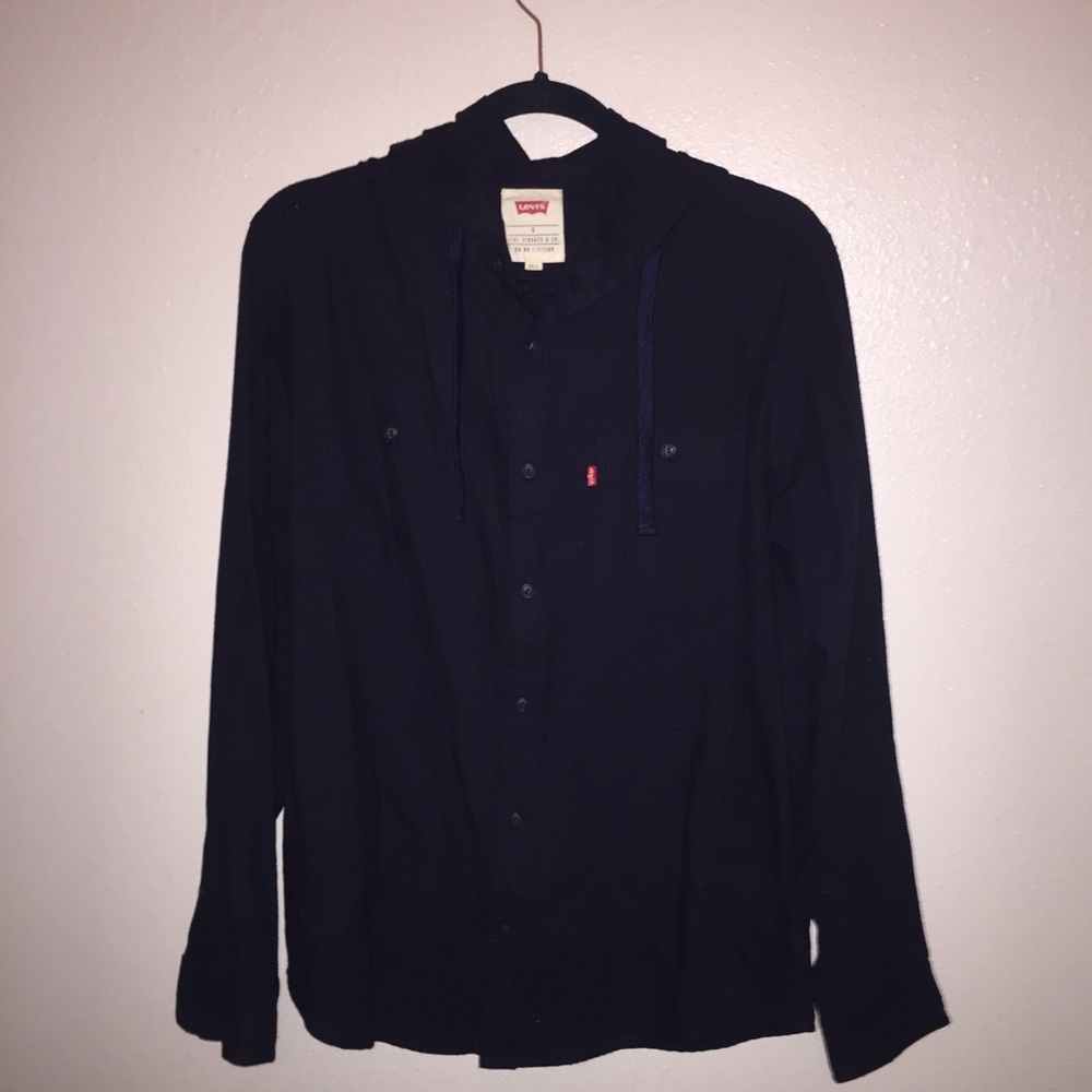 Levi’s button up w/ hood